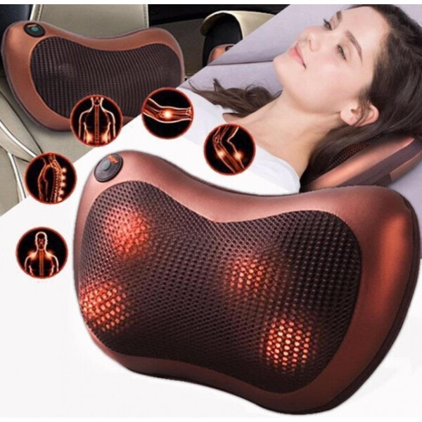 Улучшенная роликовая подушка для массажа с подогревом для шеи, тела Massage Pillow Car and Home Original
Улучшенная роликовая подушка для массажа с подогревом для шеи, тела Massage Pillow Car and Home Original