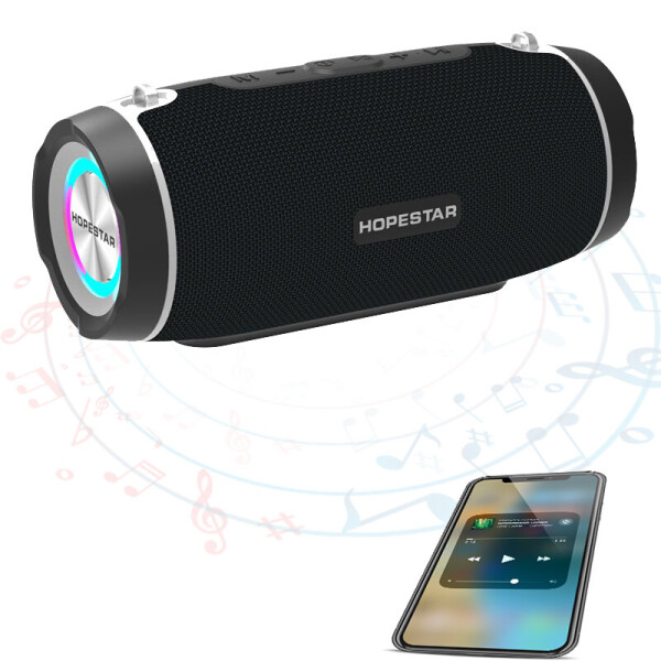 Портативная Bluetooth колонка с динамичной подсветкой Hopestar H45 Party водонепроницаемая Черный
Портативная Bluetooth колонка с динамичной подсветкой Hopestar H45 Party водонепроницаемая Черный