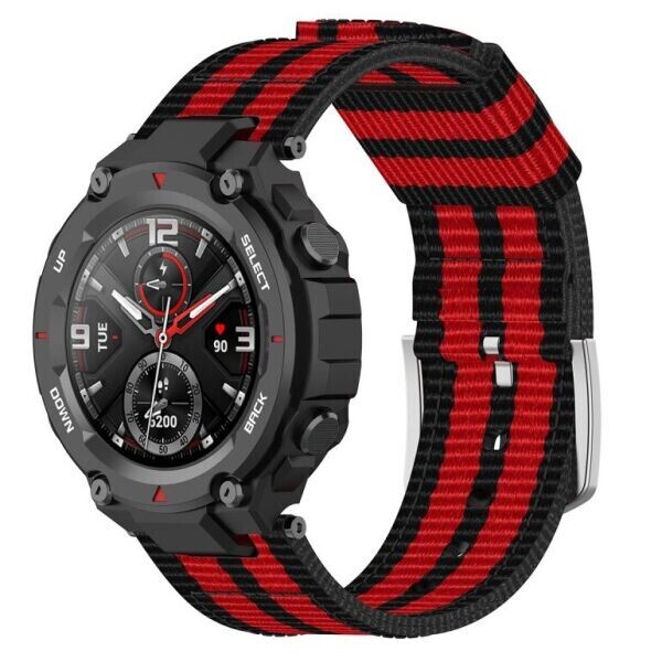 Ремешок UniCase Cloth Nylon для Xiaomi Amazfit T-ReX A1918 - Black/ Red / Black / Red / Black
Ремешок UniCase Cloth Nylon для Xiaomi Amazfit T-ReX A1918 - Black/ Red / Black / Red / Black