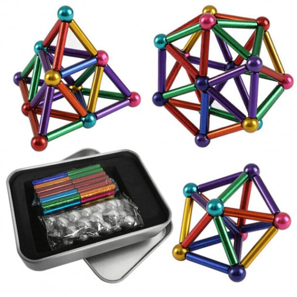 Магнитный конструктор для детей Neocube Buckyballs & Buckybars головоломка-антистресс в боксе 63 детали Цветной
Магнитный конструктор для детей Neocube Buckyballs & Buckybars головоломка-антистресс в боксе 63 детали Цветной