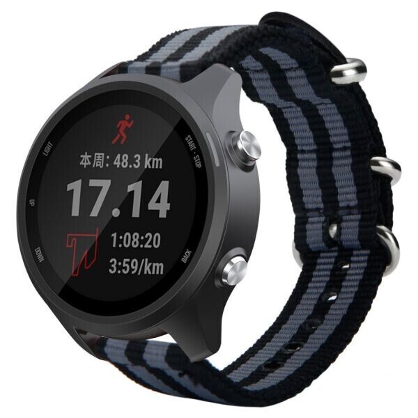 Ремешок UniCase Nylon для часов Garmin Forerunner 245 / 645, Vivomove 3, Vivoactive 3, Venu c креплением Quick Release 20mm - Black / Blue
Ремешок UniCase Nylon для часов Garmin Forerunner 245 / 645, Vivomove 3, Vivoactive 3, Venu c креплением Quick Release 20mm - Black / Blue