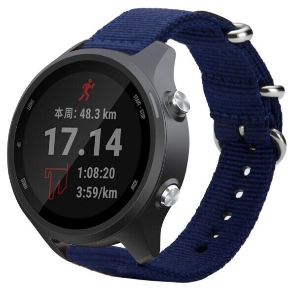 Ремешок UniCase Nylon для часов Garmin Forerunner 245 / 645, Vivomove 3, Vivoactive 3, Venu c креплением Quick Release 20mm - Dark Blue
Ремешок UniCase Nylon для часов Garmin Forerunner 245 / 645, Vivomove 3, Vivoactive 3, Venu c креплением Quick Release 20mm - Dark Blue