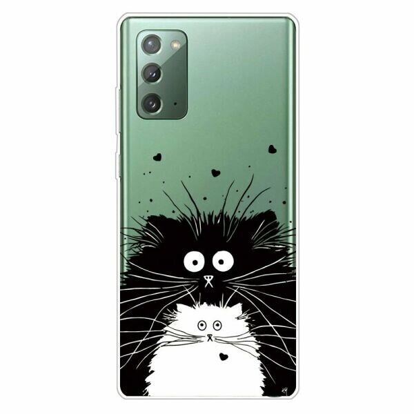 Силиконовый (TPU) чехол Deexe Pretty Glossy для Samsung Galaxy Note 20 (N980) - Black and White Cat
Силиконовый (TPU) чехол Deexe Pretty Glossy для Samsung Galaxy Note 20 (N980) - Black and White Cat
