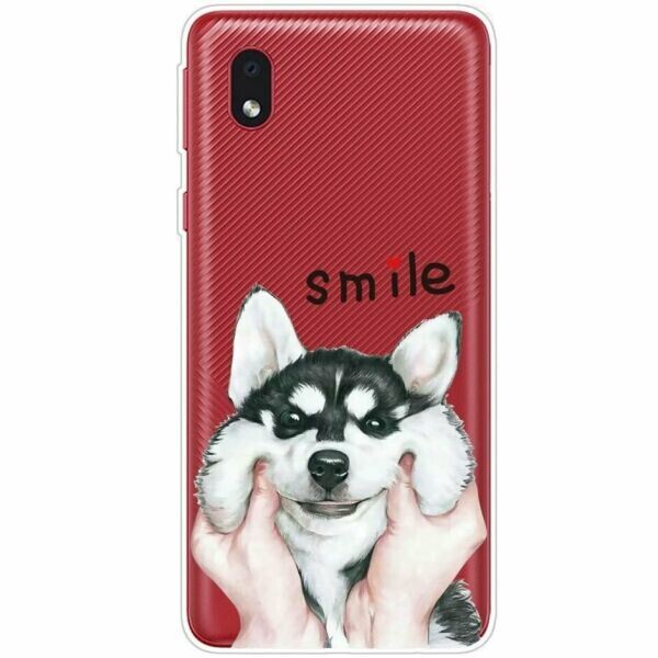 Силиконовый (TPU) чехол Deexe Pretty Glossy для Samsung Galaxy A01 Core (A013) - Smile Dog
Силиконовый (TPU) чехол Deexe Pretty Glossy для Samsung Galaxy A01 Core (A013) - Smile Dog