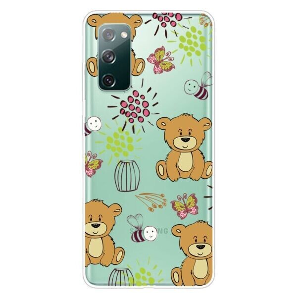 Силиконовый (TPU) чехол Deexe Pretty Glossy для Samsung Galaxy S20 FE (G780) - Bear 
Силиконовый (TPU) чехол Deexe Pretty Glossy для Samsung Galaxy S20 FE (G780) - Bear