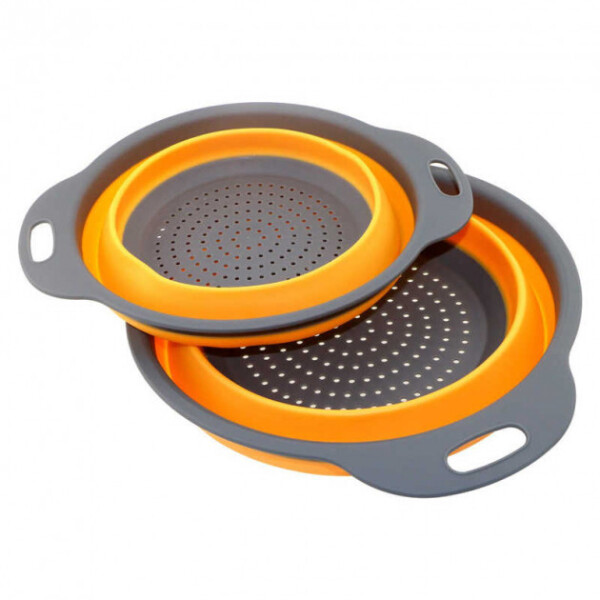 Дуршлаг силиконовый складной 2 шт в комплекте (большой + маленький) Collapsible filter baskets Оранжевый (BUF245327)
Дуршлаг силиконовый складной 2 шт в комплекте (большой + маленький) Collapsible filter baskets Оранжевый (BUF245327)