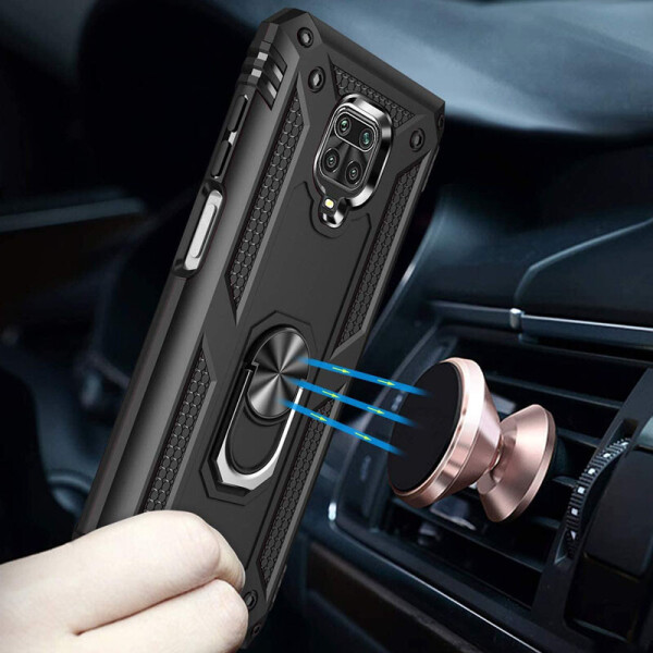 Ударопрочный чехол Serge Ring магнитный держатель для Xiaomi Redmi Note 9s/Note 9 Pro/Note 9 Pro Max Черный
Ударопрочный чехол Serge Ring магнитный держатель для Xiaomi Redmi Note 9s/Note 9 Pro/Note 9 Pro Max Черный