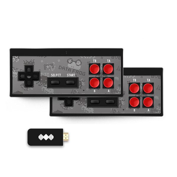 Игровая консоль Data Frog 4K с двумя проигрывателями и в стиле ретро 568 классических игр Y2 HDMI Черный (1007-404-00)
Игровая консоль Data Frog 4K с двумя проигрывателями и в стиле ретро 568 классических игр Y2 HDMI Черный (1007-404-00)