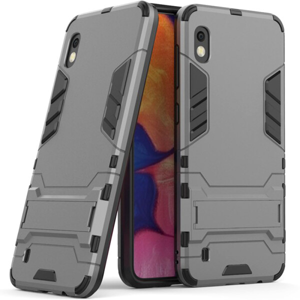 Ударопрочный чехол-подставка Transformer для Samsung Galaxy A10 (A105F) с мощной защитой корпуса (Металл / Gun Metal) (700210)
Ударопрочный чехол-подставка Transformer для Samsung Galaxy A10 (A105F) с мощной защитой корпуса (Металл / Gun Metal) (700210)