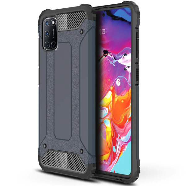 Бронированный противоударный TPU+PC чехол Immortal для Oppo A52 / A72 / A92 Серый / Metal slate (2825520)
Бронированный противоударный TPU+PC чехол Immortal для Oppo A52 / A72 / A92 Серый / Metal slate (2825520)