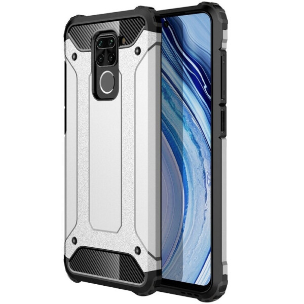 Бронированный противоударный TPU+PC чехол Immortal для Xiaomi Redmi Note 9 / Redmi 10X Серебряный (9630358)
Бронированный противоударный TPU+PC чехол Immortal для Xiaomi Redmi Note 9 / Redmi 10X Серебряный (9630358)