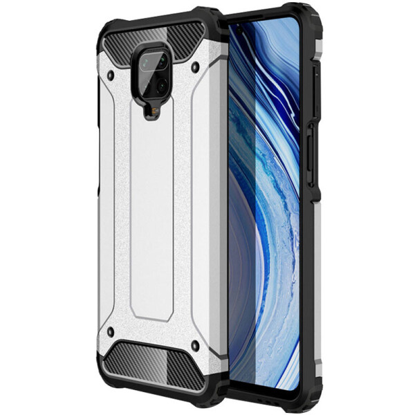 Бронированный противоударный TPU+PC чехол Immortal для Xiaomi Redmi Note 9s/Note 9 Pro/Note 9Pro Max Серебряный (1676082)
Бронированный противоударный TPU+PC чехол Immortal для Xiaomi Redmi Note 9s/Note 9 Pro/Note 9Pro Max Серебряный (1676082)