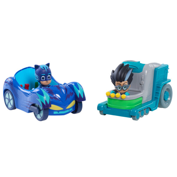 Игровой набор Герои в масках Кэтбой и Ромео на машинах PJ Masks Cat Car and Romeo` s Lab 2 Pack Vehicle Set 24798
Игровой набор Герои в масках Кэтбой и Ромео на машинах PJ Masks Cat Car and Romeo` s Lab 2 Pack Vehicle Set 24798