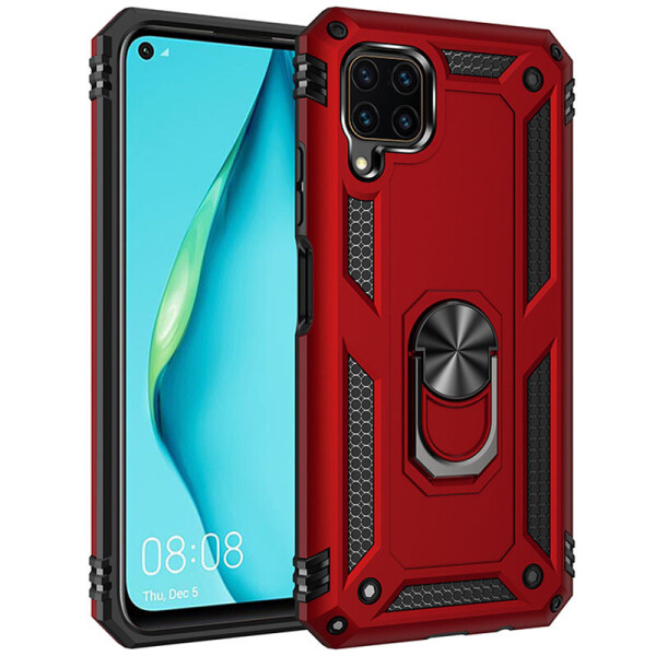 Ударопрочный чехол Serge Ring магнитный держатель для Huawei P40 Lite Красный (7604623)
Ударопрочный чехол Serge Ring магнитный держатель для Huawei P40 Lite Красный (7604623)