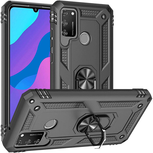 Ударопрочный чехол Serge Ring магнитный держатель для Huawei Y6p / Honor 9a Черный (9612725)
Ударопрочный чехол Serge Ring магнитный держатель для Huawei Y6p / Honor 9a Черный (9612725)