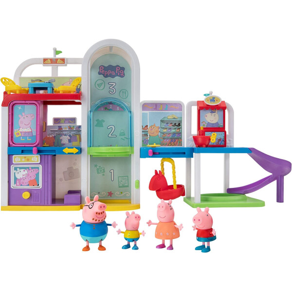 Игровой набор Торговый центр Свинка Пеппа с семьей Peppa Pig Shopping Mall with Family PEP0794
Игровой набор Торговый центр Свинка Пеппа с семьей Peppa Pig Shopping Mall with Family PEP0794