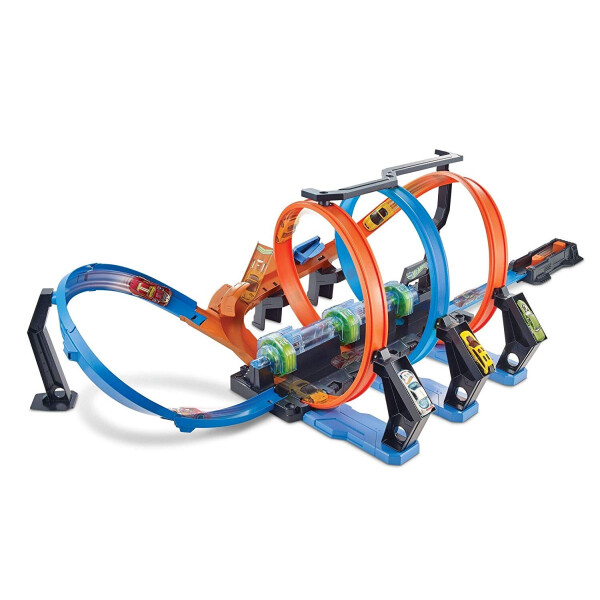 Игровой набор трек Хот Вилс Скоростные гонки и Невероятные виражи Hot Wheels Corkscrew Crash Track Playset FTB65
Игровой набор трек Хот Вилс Скоростные гонки и Невероятные виражи Hot Wheels Corkscrew Crash Track Playset FTB65