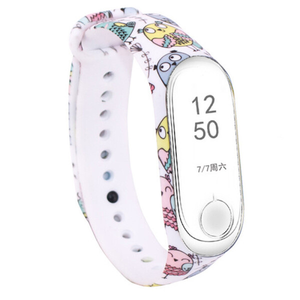 Силиконовый ремешок с рисунком для Xiaomi Mi Band 3/4 Цветные зверушки/Белый (9058340)
Силиконовый ремешок с рисунком для Xiaomi Mi Band 3/4 Цветные зверушки/Белый (9058340)