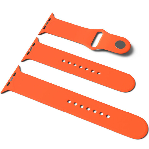 Силиконовый ремешок для Apple Watch Sport Band 38 / 40 (S/M & M/L) 3pcs (Оранжевый / Apricot) (1080204)
Силиконовый ремешок для Apple Watch Sport Band 38 / 40 (S/M & M/L) 3pcs (Оранжевый / Apricot) (1080204)
