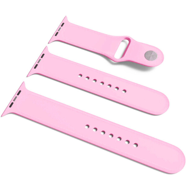 Силиконовый ремешок для Apple Watch Sport Band 38 / 40 (S/M & M/L) 3pcs (Розовый / Light pink) (925589)
Силиконовый ремешок для Apple Watch Sport Band 38 / 40 (S/M & M/L) 3pcs (Розовый / Light pink) (925589)