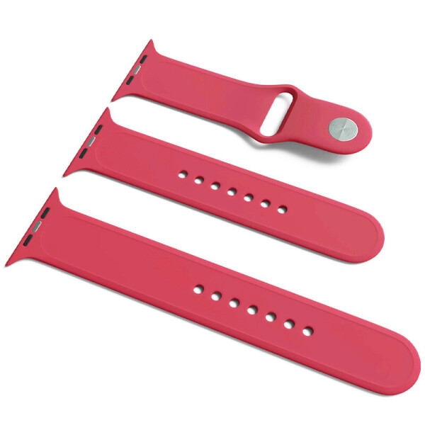 Силиконовый ремешок для Apple Watch Sport Band 42 / 44 (S/M & M/L) 3pcs (Малиновый / Pomegranate) (1058007)
Силиконовый ремешок для Apple Watch Sport Band 42 / 44 (S/M & M/L) 3pcs (Малиновый / Pomegranate) (1058007)