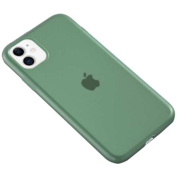 Силиконовый матовый полупрозрачный чехол для Apple iPhone 11 (6.1";) (Зеленый / Pine green) (789699)
Силиконовый матовый полупрозрачный чехол для Apple iPhone 11 (6.1";) (Зеленый / Pine green) (789699)