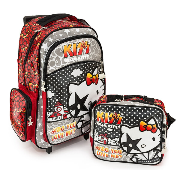 Рюкзак Hakancanta Kiss Hello Kitty Хеллоу Китти Рок-Звезда школьный с детской подставкой на колесах
Рюкзак Hakancanta Kiss Hello Kitty Хеллоу Китти Рок-Звезда школьный с детской подставкой на колесах