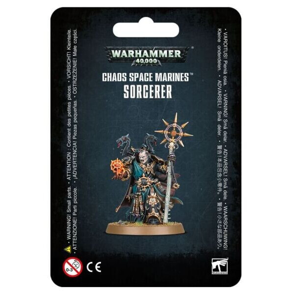 Настольная игра Games Workshop Chaos Space Marines Sorcerer Warhammer 40000 (99070102015)
Настольная игра Games Workshop Chaos Space Marines Sorcerer Warhammer 40000 (99070102015)
