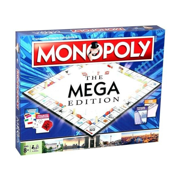 Настольная игра Winning Moves Monopoly: The Mega Edition (Мега Монополия) (5053410002459)
Настольная игра Winning Moves Monopoly: The Mega Edition (Мега Монополия) (5053410002459)