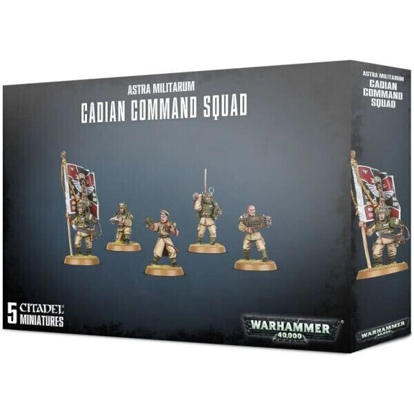 Настольная игра Games Workshop Astra Militarum Cadian Command Squad Warhammer 40000 (99120105078)
Настольная игра Games Workshop Astra Militarum Cadian Command Squad Warhammer 40000 (99120105078)