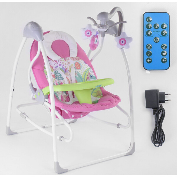 Качели карусель шезлонг детские электронные для новорожденных JOY 3в1 пульт д/у музыкальная панель CX-30858 Розовый
Качели карусель шезлонг детские электронные для новорожденных JOY 3в1 пульт д/у музыкальная панель CX-30858 Розовый