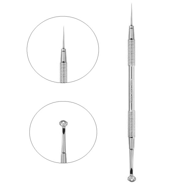 Ложка косметологическая двусторонняя Staleks Pro Expert 20 Type 4 (Уно + игла Видаля) (0081225)
Ложка косметологическая двусторонняя Staleks Pro Expert 20 Type 4 (Уно + игла Видаля) (0081225)