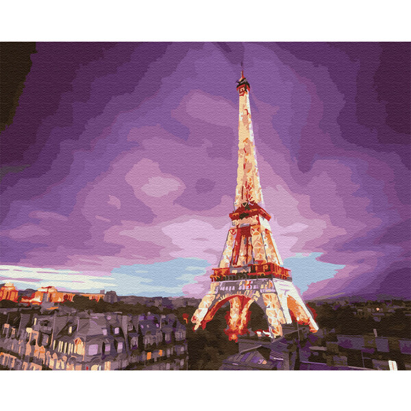 Картина по номерам BrushMe 40x50см Эйфелева башня на закате (GX28710) 
Картина по номерам BrushMe 40x50см Эйфелева башня на закате (GX28710)