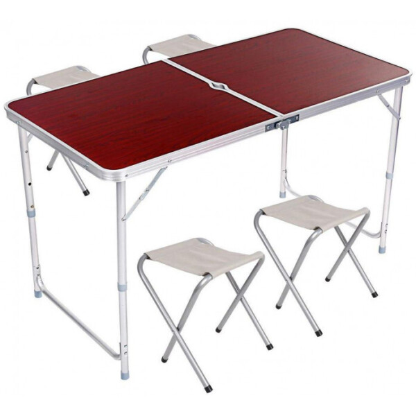 Раскладной стол чемодан для пикника со стульями 120Х60Х70 см Folding Table (2 режима высоты)
Раскладной стол чемодан для пикника со стульями 120Х60Х70 см Folding Table (2 режима высоты)
