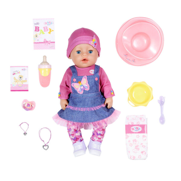 Кукла Zapf Creation Baby Born Нежные объятия Джинсовый лук с аксессуарами 43 см (831298)
Кукла Zapf Creation Baby Born Нежные объятия Джинсовый лук с аксессуарами 43 см (831298)