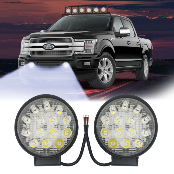 Комплект лэд фар на бампер CREE \ OSRAM 42 Вт. 14 д-в. Светодиодные круглые фары ближний\дальний.
Комплект лэд фар на бампер CREE \ OSRAM 42 Вт. 14 д-в. Светодиодные круглые фары ближний\дальний.