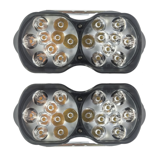 Комплект светодиодных фар по 18 диодов каждая!!! LED фары на авто и мото технику. L-15. Пр-Корея.
Комплект светодиодных фар по 18 диодов каждая!!! LED фары на авто и мото технику. L-15. Пр-Корея.