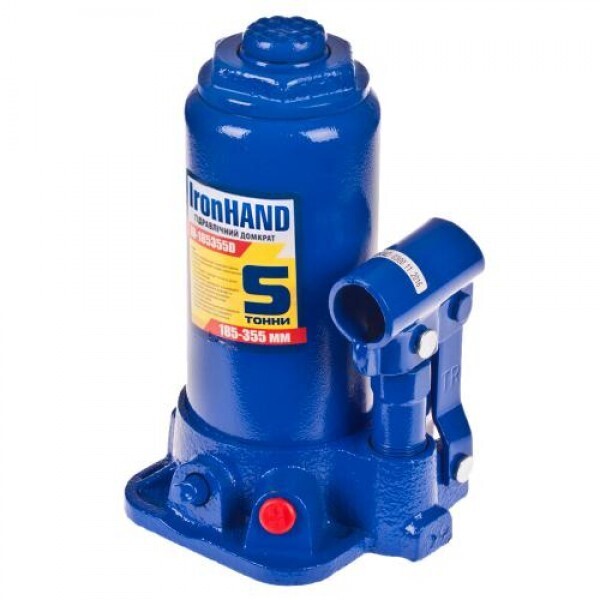 Домкрат гидравл. телескоп 5т чемодан. Высота подъема 185-355 мм. Iron Hand (IH-185355D-K) (IH-185355D-K)
Домкрат гидравл. телескоп 5т чемодан. Высота подъема 185-355 мм. Iron Hand (IH-185355D-K) (IH-185355D-K)
