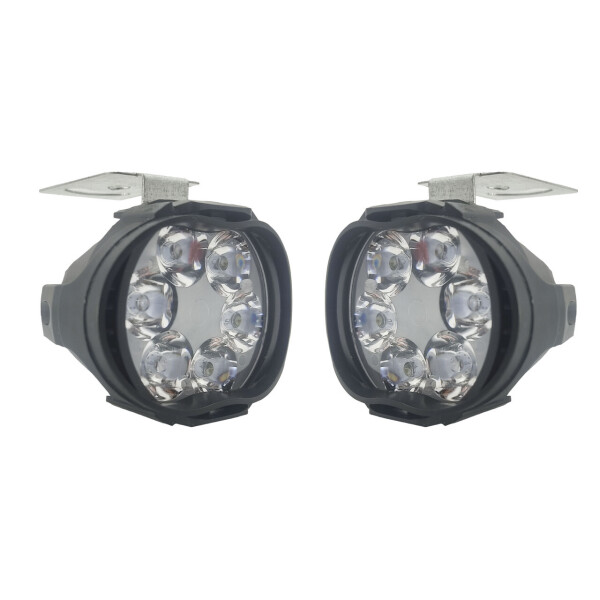 Комплект LED фар для мотоциклов, скутеров. Светодиодные фары на 6 диодов. DC 9-85v, 10w. Пр-во Корея
Комплект LED фар для мотоциклов, скутеров. Светодиодные фары на 6 диодов. DC 9-85v, 10w. Пр-во Корея