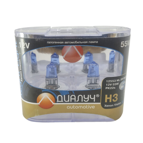 Xenon Vision Лампы H-3 12V 55W P14,5S NLXV Лампы с эффектом ксенона Cool Blue Intense + 30% Kvarc-300
Xenon Vision Лампы H-3 12V 55W P14,5S NLXV Лампы с эффектом ксенона Cool Blue Intense + 30% Kvarc-300