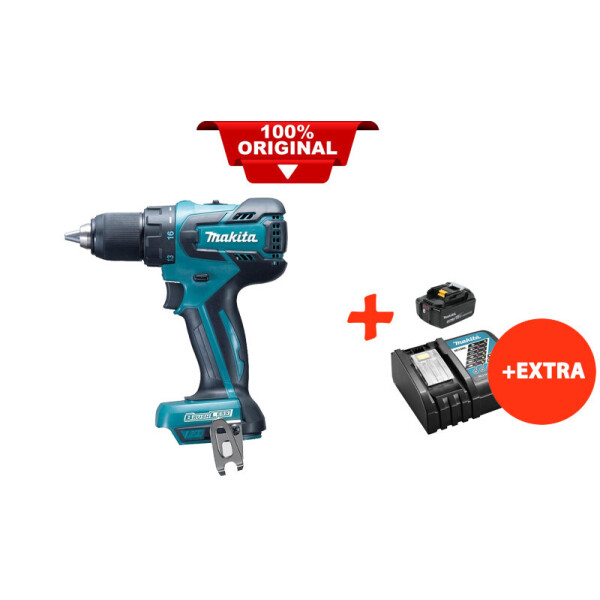 Аккумуляторная дрель-шуруповерт Makita DDF459Z+акк.18V 5 Ah+быстрозарядное ЗУ (DDF459RT)
Аккумуляторная дрель-шуруповерт Makita DDF459Z+акк.18V 5 Ah+быстрозарядное ЗУ (DDF459RT)