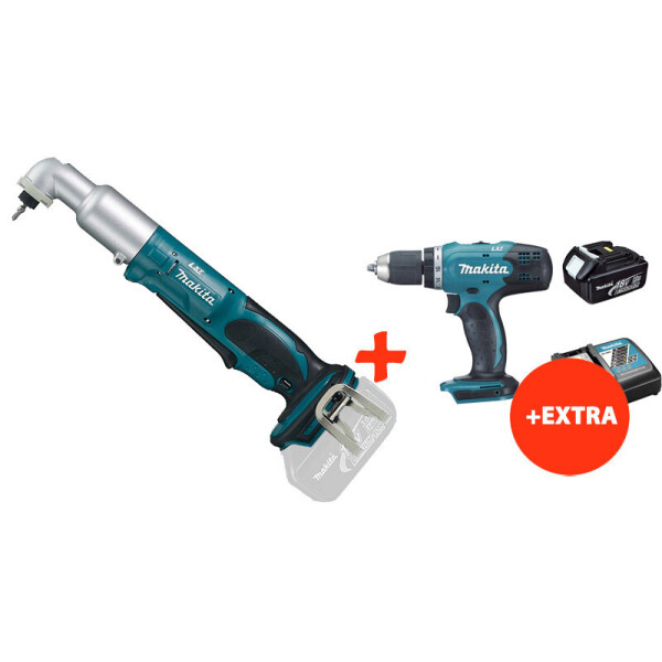 Аккумуляторный угловой шуруповерт Makita DTL061Z+аккумуляторная дрель-шуруповерт Makita DDF453RFX (DTL061RFX7)
Аккумуляторный угловой шуруповерт Makita DTL061Z+аккумуляторная дрель-шуруповерт Makita DDF453RFX (DTL061RFX7)