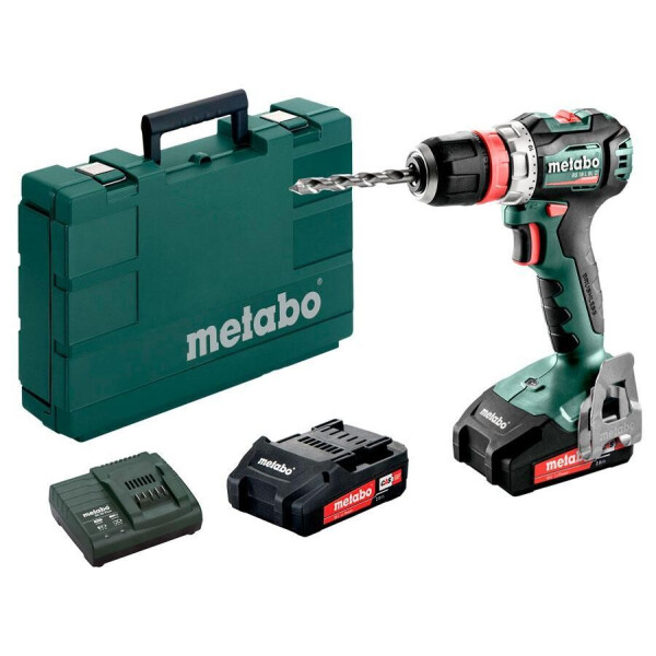 Аккумуляторный шуруповерт Metabo BS 18 L BL Q + 2 акб 18 V 2 Ah + з/у + кейс (602327500)
Аккумуляторный шуруповерт Metabo BS 18 L BL Q + 2 акб 18 V 2 Ah + з/у + кейс (602327500)