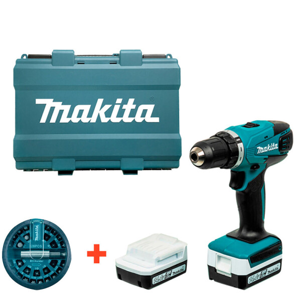 Аккумуляторный шуруповерт Makita DF347DWE + 2 акб 14.4 V 1.5 Ah + з/у + кейс + набор бит (DF347DWEX)
Аккумуляторный шуруповерт Makita DF347DWE + 2 акб 14.4 V 1.5 Ah + з/у + кейс + набор бит (DF347DWEX)