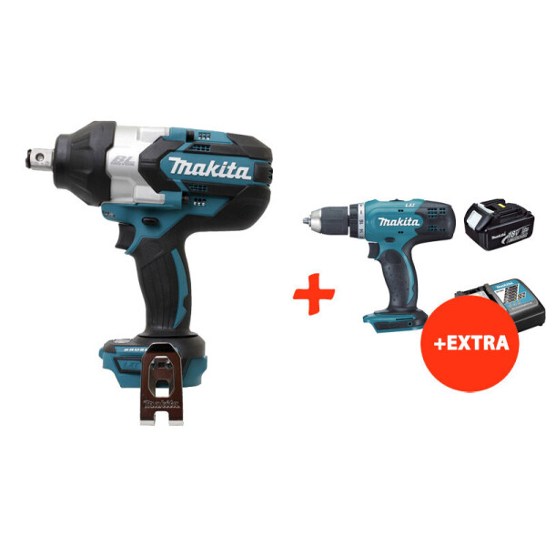 Аккумуляторный гайковерт Makita DTW1001Z+аккумуляторная дрель-шуруповерт Makita DDF453RFX7 (DTW1001RFX7)
Аккумуляторный гайковерт Makita DTW1001Z+аккумуляторная дрель-шуруповерт Makita DDF453RFX7 (DTW1001RFX7)