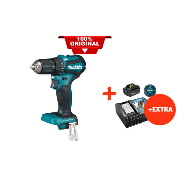 Аккумуляторная дрель-шуруповерт Makita DDF483Z+акк.18V 5 Ah+быстрозарядное ЗУ+набор бит (DDF483RTX)
Аккумуляторная дрель-шуруповерт Makita DDF483Z+акк.18V 5 Ah+быстрозарядное ЗУ+набор бит (DDF483RTX)