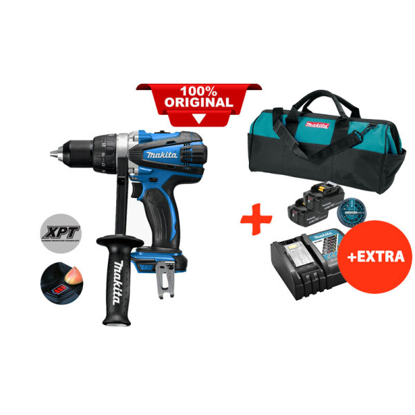 Аккумуляторная дрель-шуруповерт Makita DDF458Z+2 акк.18V 5 Ah+быстрозарядное ЗУ+набор бит+сумка (DDF458RT2BX)
Аккумуляторная дрель-шуруповерт Makita DDF458Z+2 акк.18V 5 Ah+быстрозарядное ЗУ+набор бит+сумка (DDF458RT2BX)