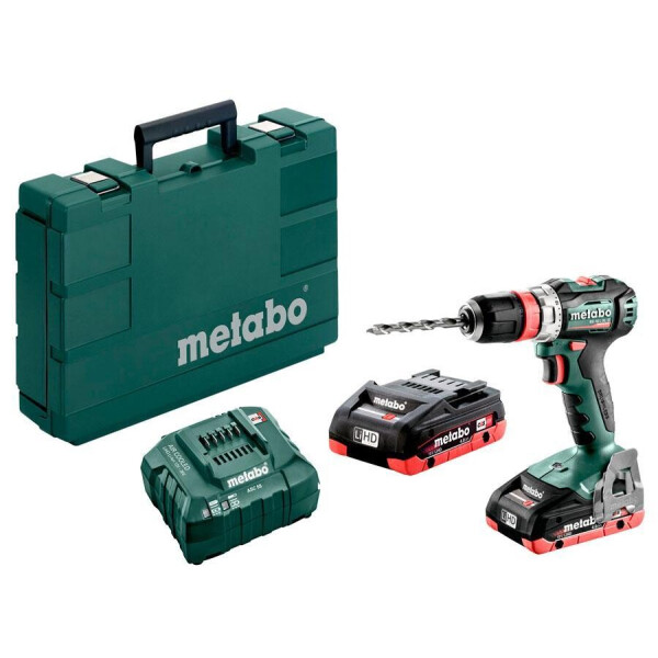 Аккумуляторный шуруповерт Metabo BS 18 L BL Q LiHD + 2 акб 18 V 4 Ah + з/у + кейс (602327800)
Аккумуляторный шуруповерт Metabo BS 18 L BL Q LiHD + 2 акб 18 V 4 Ah + з/у + кейс (602327800)