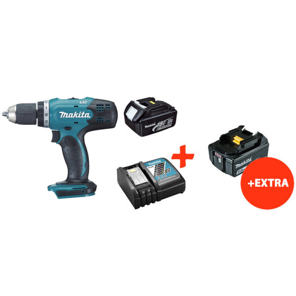 Аккумуляторная дрель-шуруповерт Makita DDF453Z+акк.18V 3 Ah+акк.18V 5 Ah+быстрозарядное ЗУ (DDF453RFT)
Аккумуляторная дрель-шуруповерт Makita DDF453Z+акк.18V 3 Ah+акк.18V 5 Ah+быстрозарядное ЗУ (DDF453RFT)