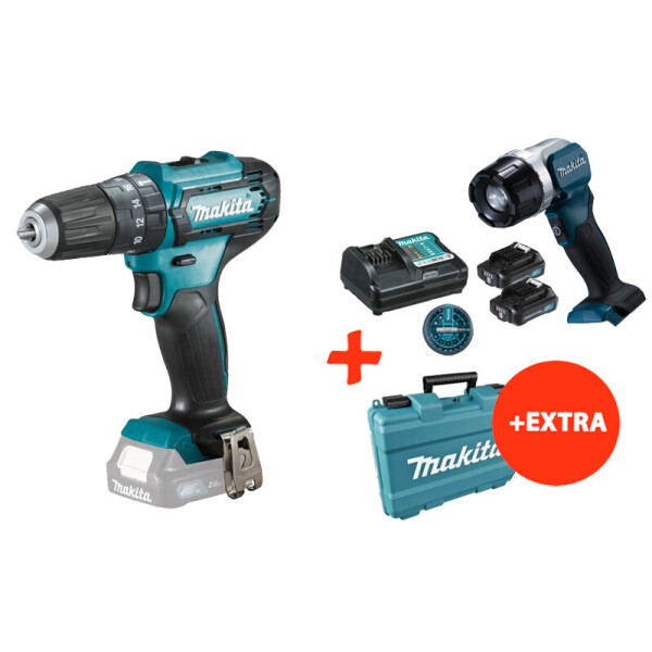 Аккумуляторный ударный шуруповерт Makita HP333DZ + 2 акк 12V 2Ah + ЗУ + фонарь + биты + кейс (HP333DWAL1X)
Аккумуляторный ударный шуруповерт Makita HP333DZ + 2 акк 12V 2Ah + ЗУ + фонарь + биты + кейс (HP333DWAL1X)